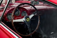 1956 Ferrari 250 GT Coupé Pinin Farina, 1st prototype s/n 0429GT. Pinin Farina interior (rightmost photo)