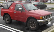 1991–1992 Isuzu Amigo XS (US)