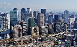 Skyscrapers in Umeda district