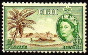 Queen Elizabeth II on Fijian stamps