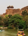 Lake outside Purana Qila