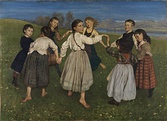 Kinderreigen (1872) by Black Forest artist Hans Thoma