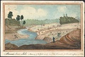 The lock at Lower Brewers nearing completion in 1831 by Thomas Burrowes