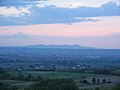 Veliko Golovode, Kruševac in sunset, Goč in the background