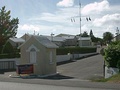 The main gate of Warwick Camp, as it appears today, from the South Shore Road (formerly The Military Road).