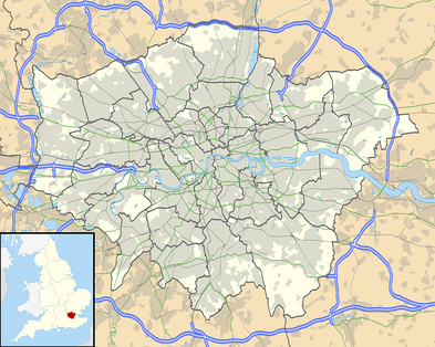 1955–56 Football League is located in Greater London