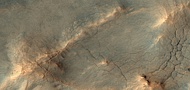 Polygons shapes in surface, as seen by HiRISE under HiWish program