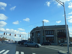 The Sunrise National Bank Building in Baldwin