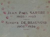 Grave of Jean Paul Sartre and Simone de Beauvoir