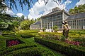 Greenhouse in the botanical garden