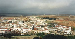 Vista de la localidad desde el castillo