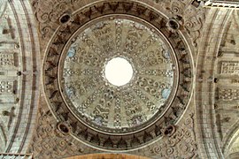 Cúpula desde el interior de la iglesia de San Rosendo, Celanova