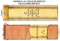 1914 60 lb ½ charge cordite MD size 37 cartridge