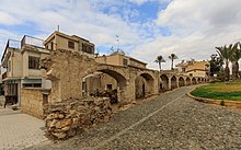 Photo of old city aqueduct in Nicosia