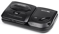 North American model 2 Sega CD and a model 2 Sega Genesis