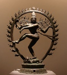 Shiva as lord of the dance; c. 11th century; bronze; height: 96 cm; Musée Guimet (Paris)[85]