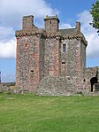 Balvaird Castle's cap-house, in the middle