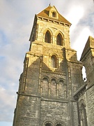 Iglesia de Santa Ágata, en Llanymynech. Torre neorrománica de Thomas Penson