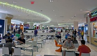 The Phase III food court at WEM. The top image is what the P3FC looked like prior to 2013 (August 31, 2006). The bottom image is what the P3FC looks like today (June 27, 2015).