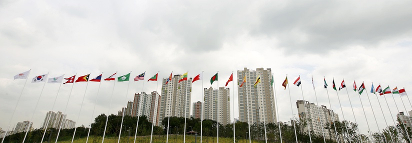  Flags at Asiad Park.