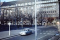 Haus der Schweiz [de], Unter der Linden at FriedrichStrasse, East Berlin, February 1975