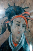 Una mujer de la dinastía Han Oriental (25-220).