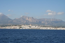 Altea desde el mar.