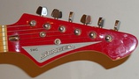 Stinger SWG (1985–1996) headstock (⇑) and entire body (⇒)