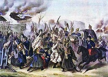 The Battle of Praga, prior to the Russian massacre of civilians