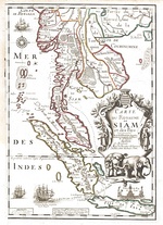 1686 Map of the Kingdom of Siam