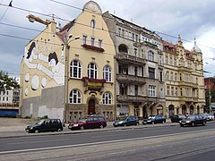 Street art between Dubois and Pomorska streets