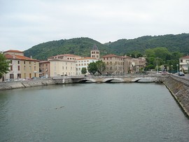 A general view of Saint-Vallier