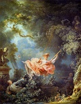 The Swing; by Jean-Honoré Fragonard; 1767; oil on canvas; 81 x 64 cm; Wallace Collection (London)[169]