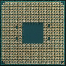 AMD Ryzen 7 3700X top and pins