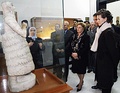 Marisa Letícia with Syrian First Lady Asma al-Assad at the National Museum of Damascus in 2003