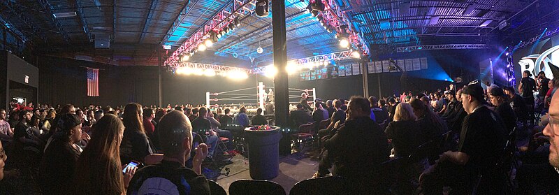  The venue's renovated interior during ROH/NJPW War of the Worlds – May 14, 2017