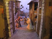 Some of the nativity scenes exhibited at the International Museum of the Crib of Greccio