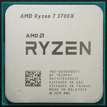 AMD Ryzen 7 3700X top and pins