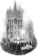 Illustration of the main altar (1839)