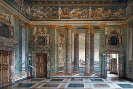 The Hall of Perspective from Villa Farnesina (Rome), by Baldassare Peruzzi, 1505–1510