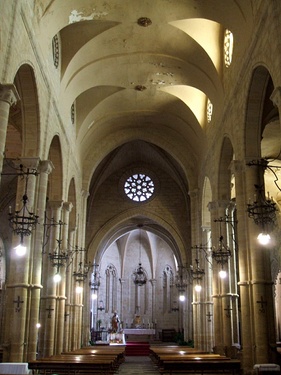 Interior de la Iglesia de San Pablo.