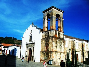 Colonial era church in Tapalpa.