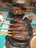 Sate buntel, Solo, Central Java