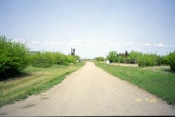 The road into Kandahar in May 2003