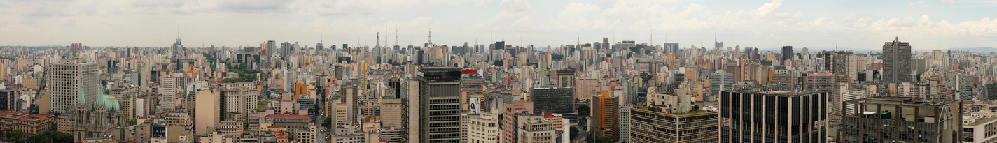  Panorama de la Zona central de San Pablo de Edificio Altino Arantes (2006).