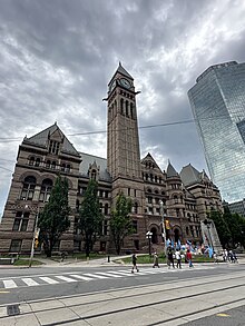 Front of Old City Hall in July 2024