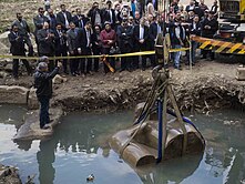 The colossal statue of Psamtik I, discovered at Heliopolis in 2017