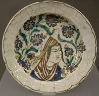 Plate, Kubachi ware, 16th century