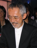 Studio Ghibli president Toshio Suzuki (left) agreed to collaborate with Level-5 after witnessing the passion series creator and writer Akihiro Hino (right) had for the project.