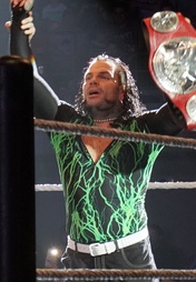 Sting (left) and Jeff Hardy (right) are three-time winners of the category